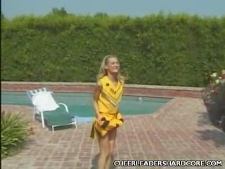 Cheerleader Ashley Poolside x rated video