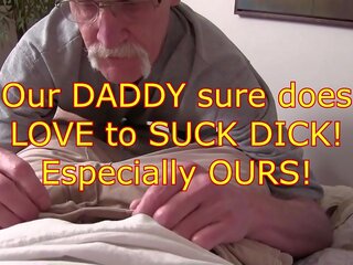 Watch our Taboo DADDY suck phallus