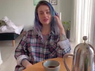 Young Housewife Loves Morning adult movie - Cum in My Coffee