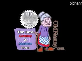 Old granny get pussy licked by young boy
