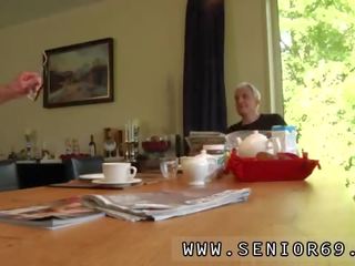 Old love-making full length Minnie Manga munches breakfast with John and