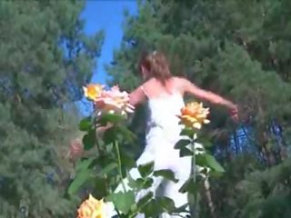 Nude dancing on the Garden